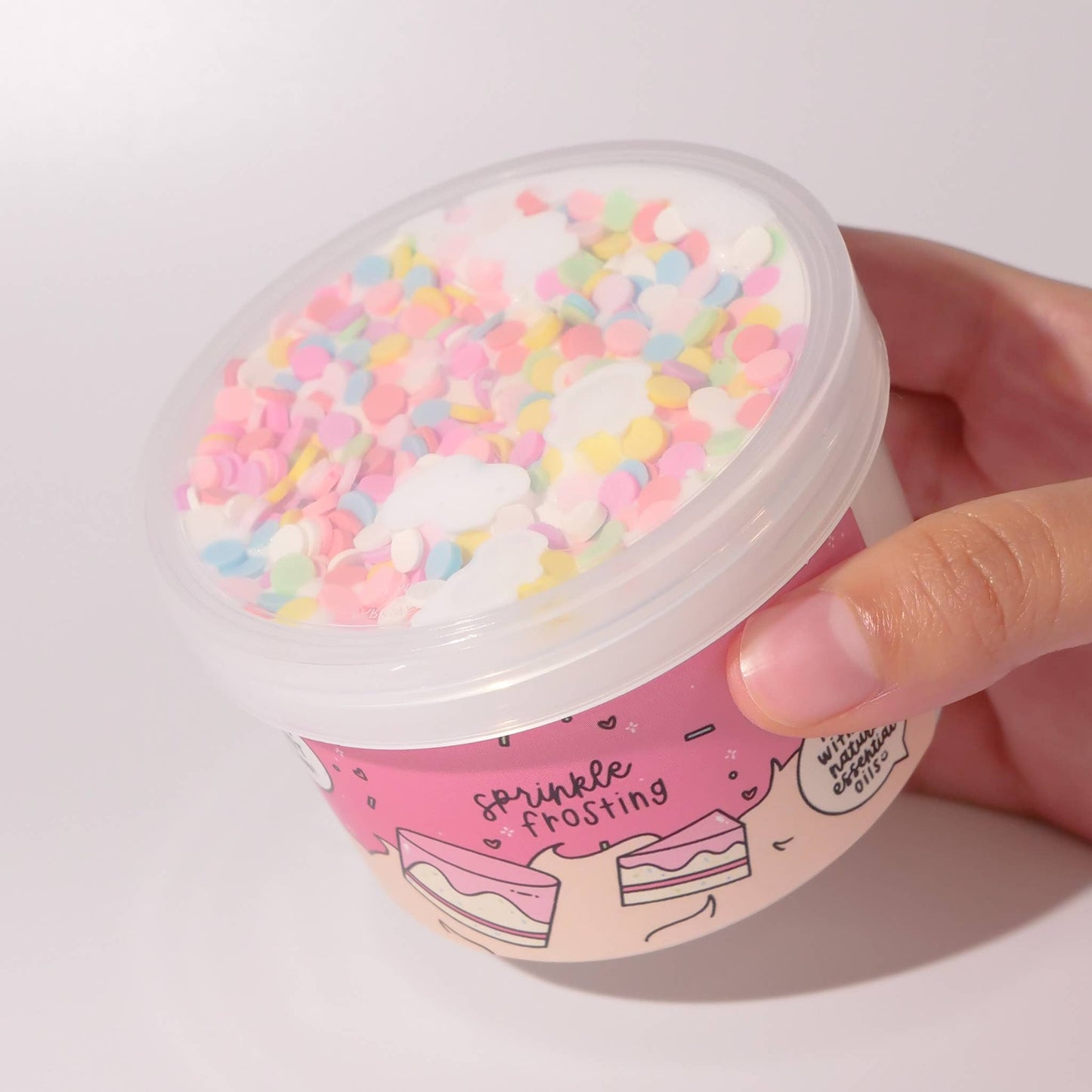 Sprinkle Frosting Slime: No Shrink Band