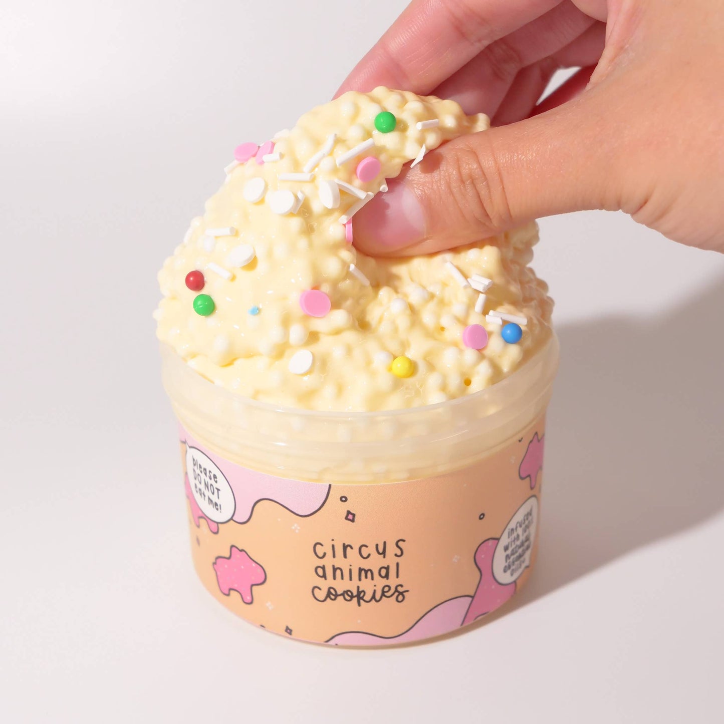 Circus Animal Cookies Slime: No Shrink Band