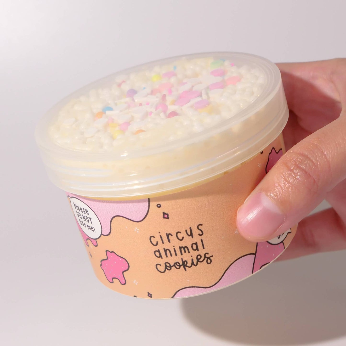 Circus Animal Cookies Slime: No Shrink Band