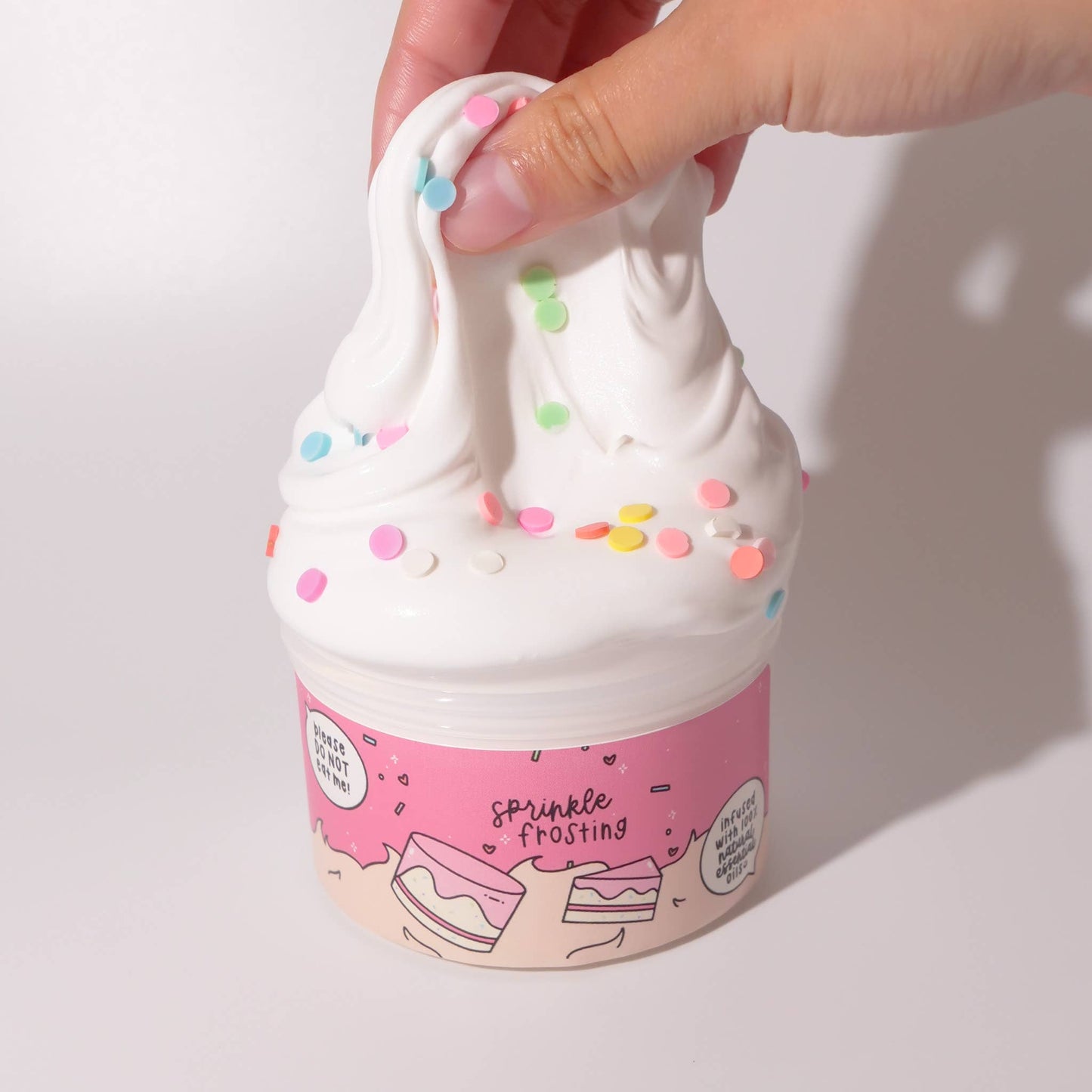 Sprinkle Frosting Slime: No Shrink Band