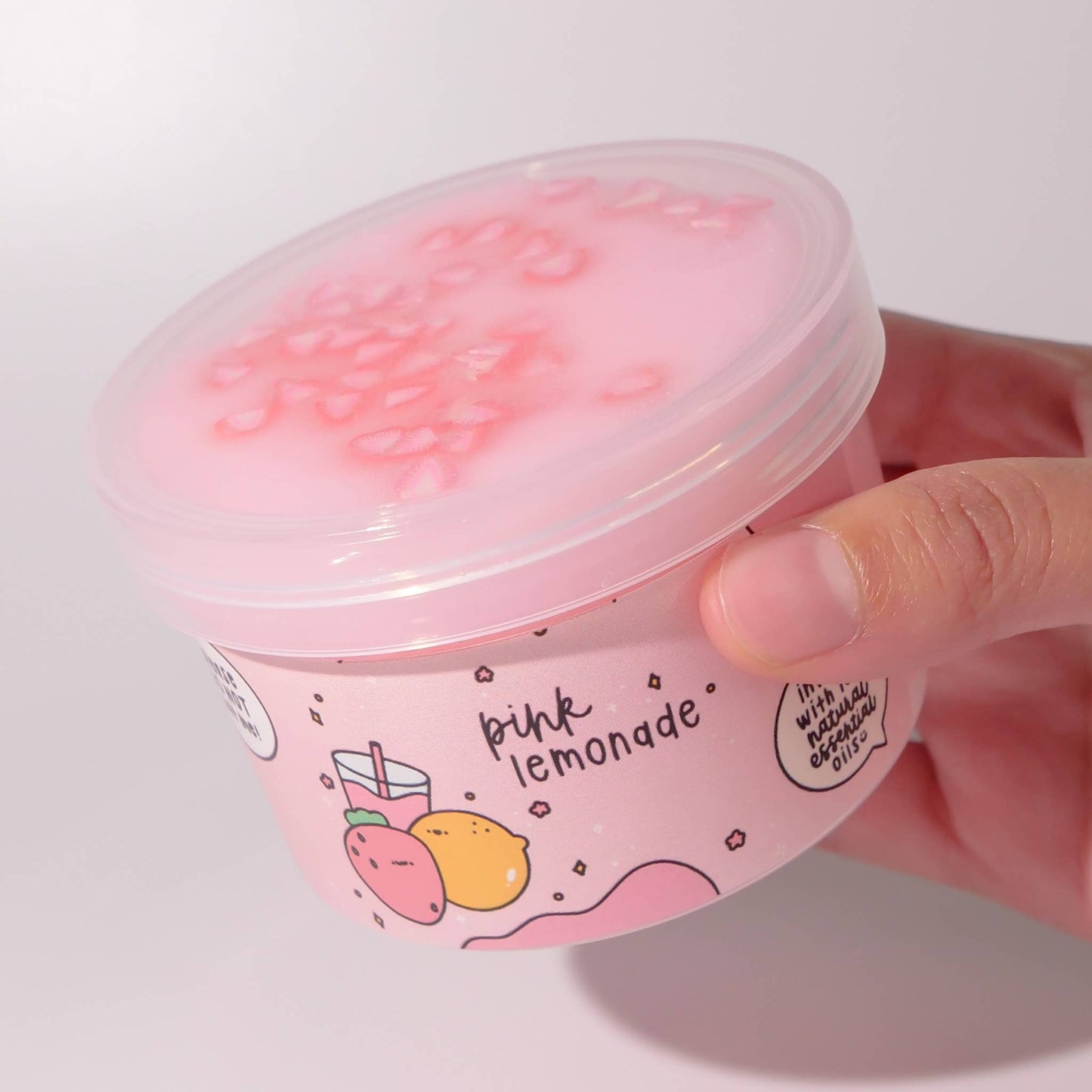 Pink Lemonade Slime: No Shrink Band