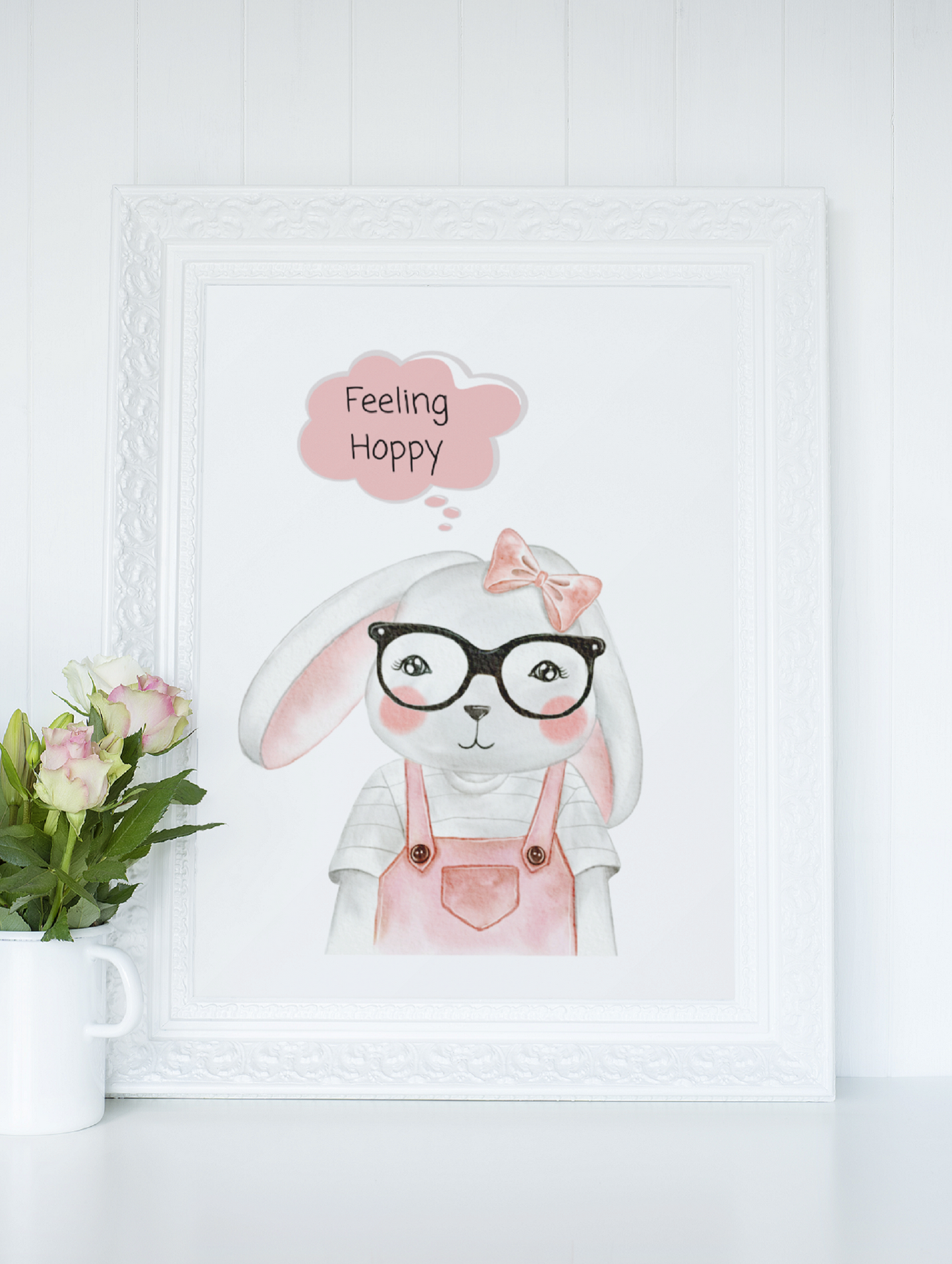 Baby Animals with Glasses Art Wall Prints SET OF 6 - Frame Not Included - FREE SHIPPING